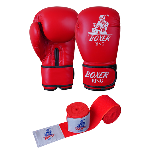 Boxing Gloves with Wraps